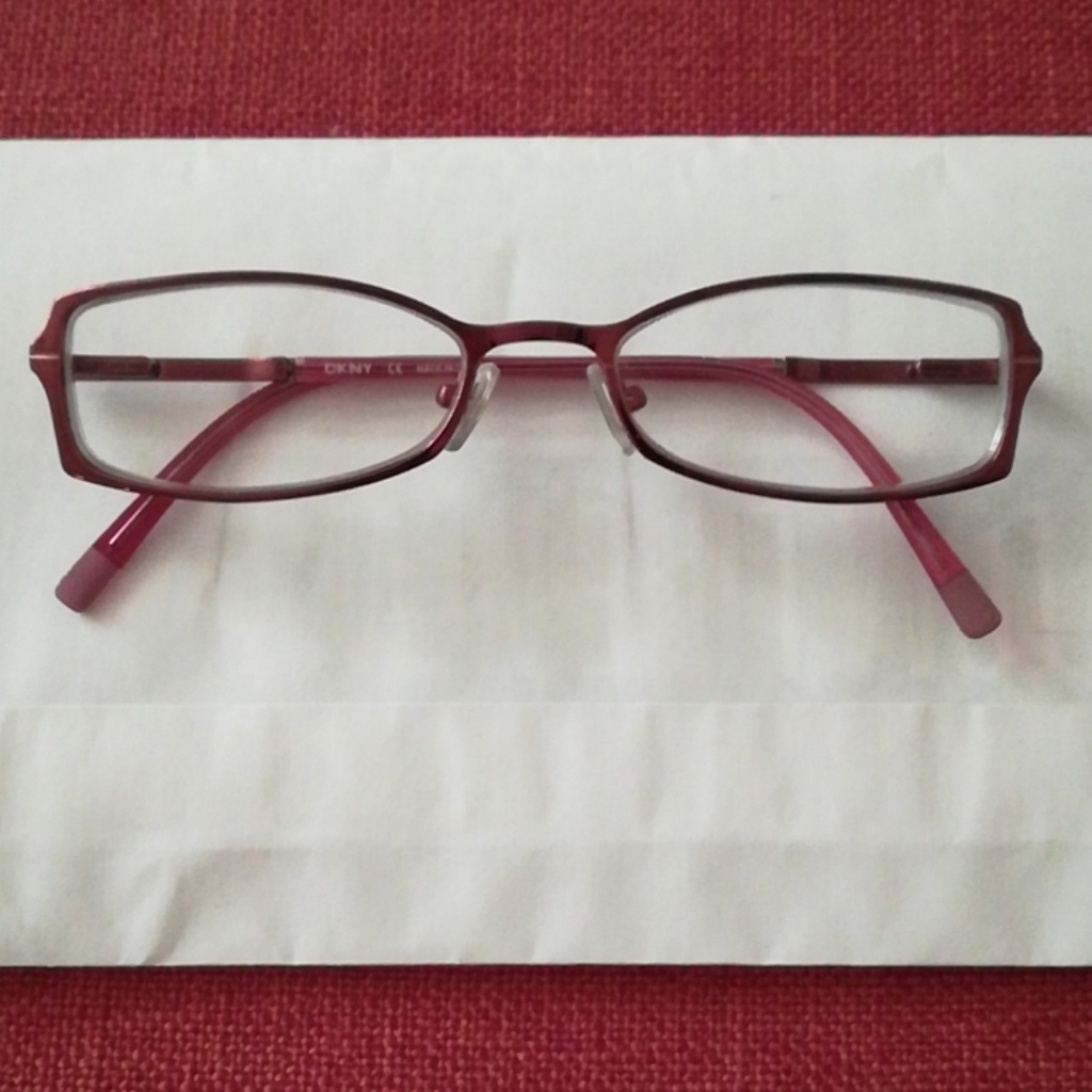 Red Dkny Frames